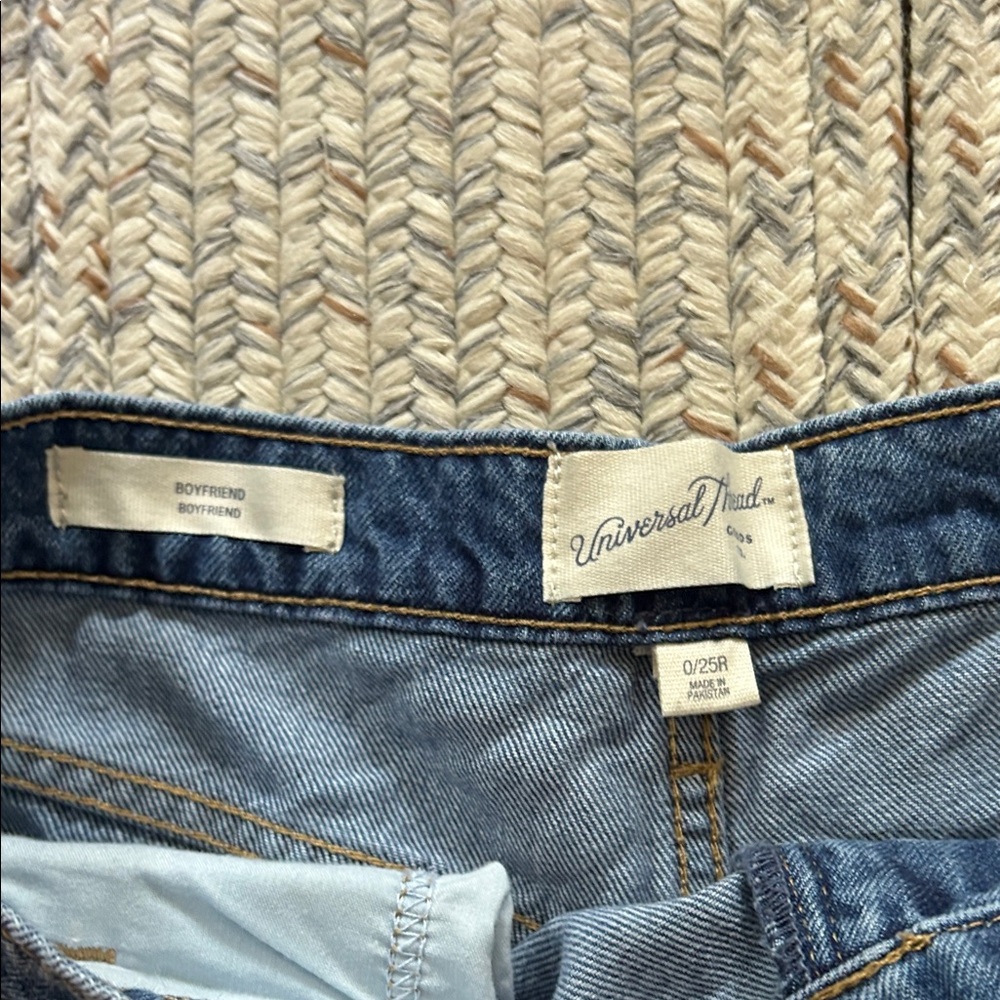 Universal Thread Women's Blue Patchwork Straight … - image 2